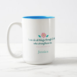 Taza del verso de la biblia