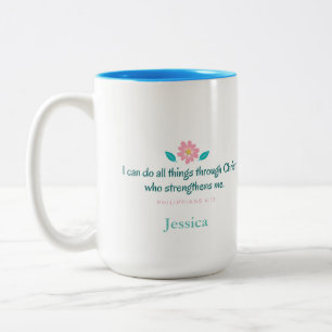 Taza del verso de la biblia