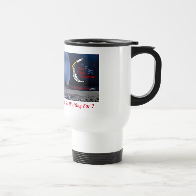 Taza del viaje con el astronauta de TLI (Derecha)