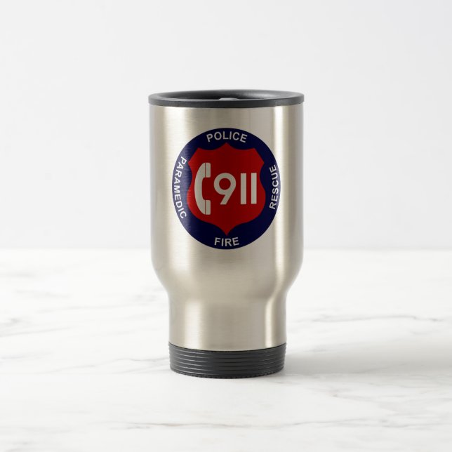 Taza del viaje de 911 despachadores (Centro)