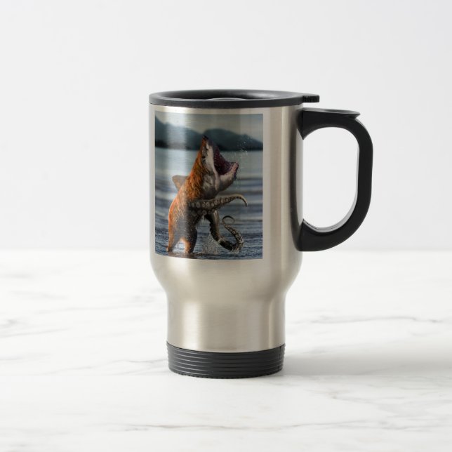 Taza del viaje de Bearsharktopus (Derecha)