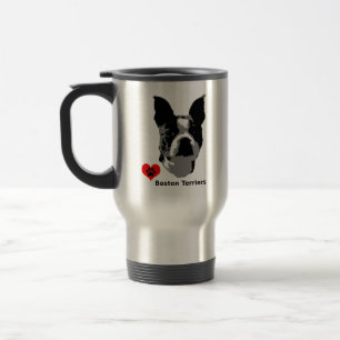 Taza del viaje de Boston Terrier