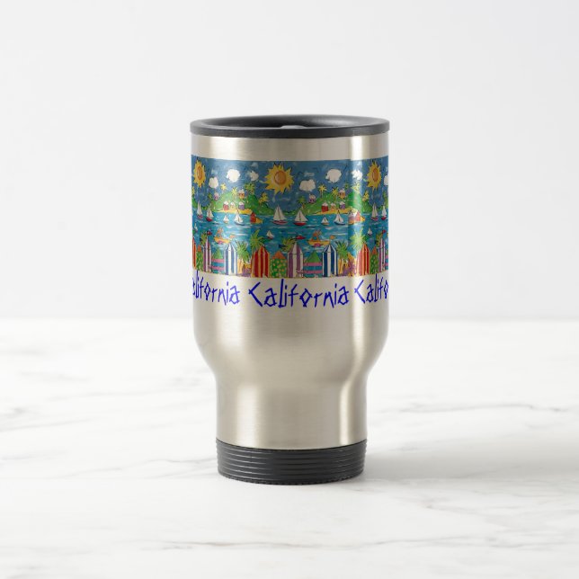 Taza del viaje de California (Centro)