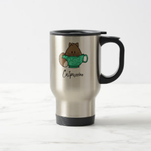Taza del viaje de Catpuccino
