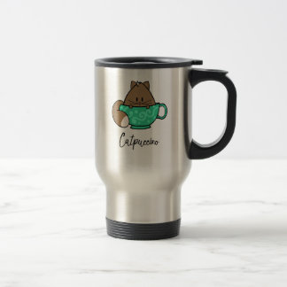 Taza del viaje de Catpuccino