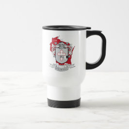 Taza del viaje de Crest_Wisconsin de la familia de