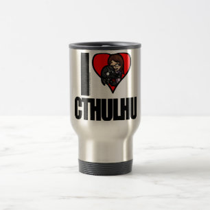 Taza del viaje de I <3 Cthulhu