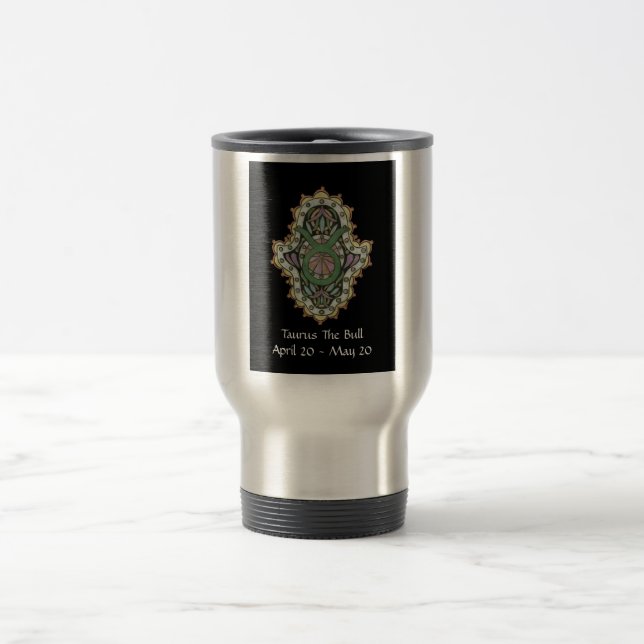 Taza del viaje de Khamsa del tauro (Centro)