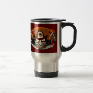 Taza del viaje de Kilroy del bombero
