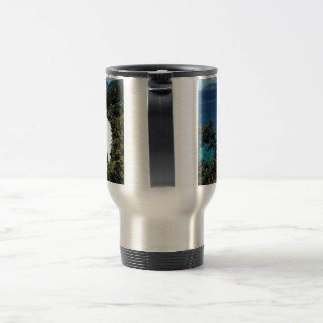 Taza del viaje de la bahía del tronco (Mango)