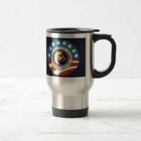Taza del viaje de la bandera de Obama los E.E.U.U.