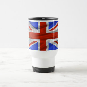Taza del viaje de la bandera de Reino Unido