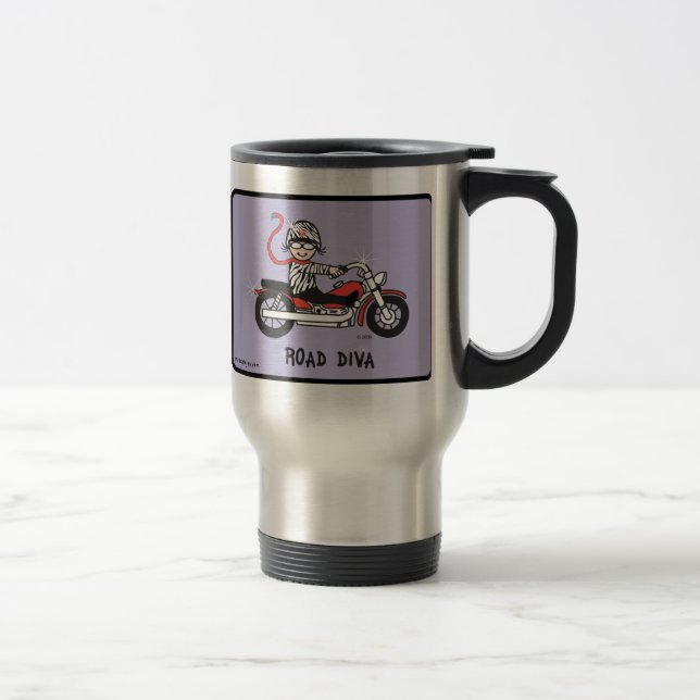 taza del viaje de la diva del camino (Derecha)