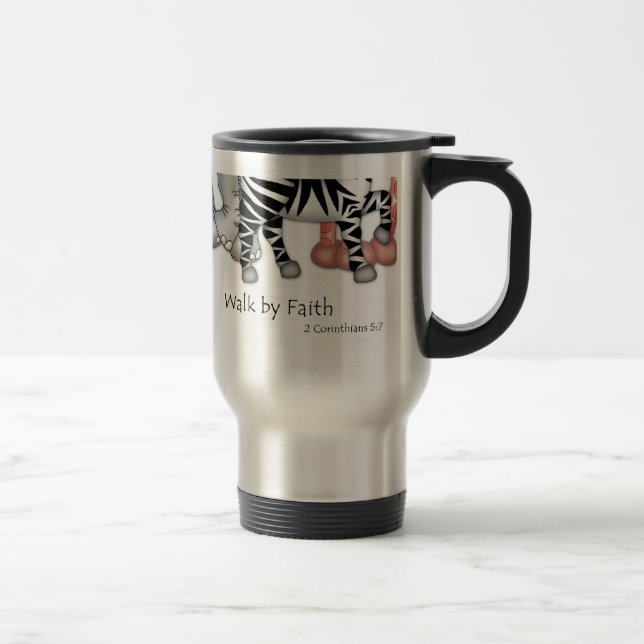 Taza del viaje de la fe de BaZooples "paseo por" (Derecha)