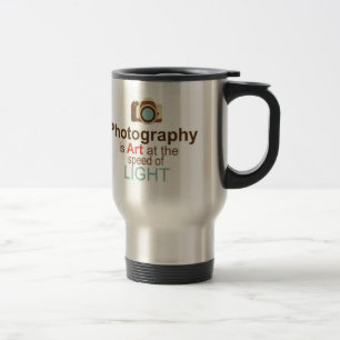 Taza del viaje de la fotografía