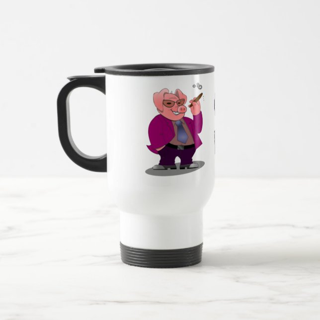 Taza del viaje de la gripe de los cerdos (Izquierda)