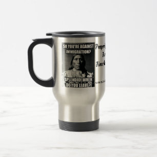 Taza del viaje de la inmigración, Sr. FM