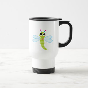 Taza del viaje de la libélula