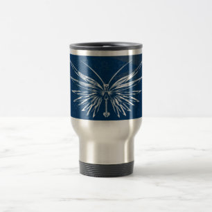 Taza del viaje de la mariposa del cráneo