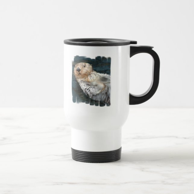Taza del viaje de la nutria de mar (Derecha)