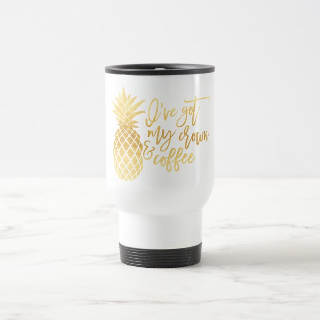 Taza del viaje de la piña del oro (Centro)