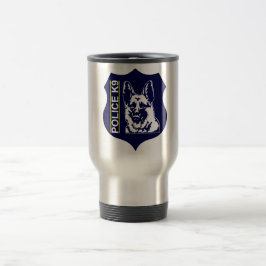Taza del viaje de la policía K9