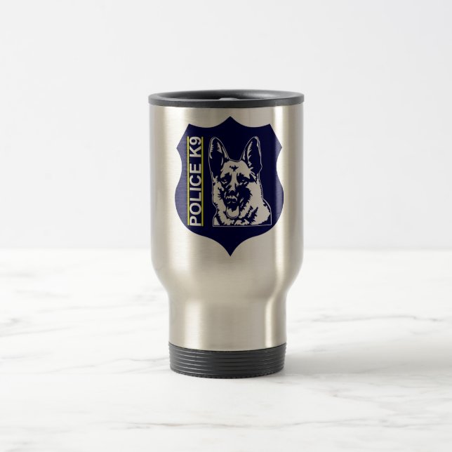 Taza del viaje de la policía K9 (Centro)