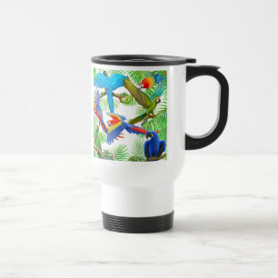 Taza del viaje de la selva del Macaw