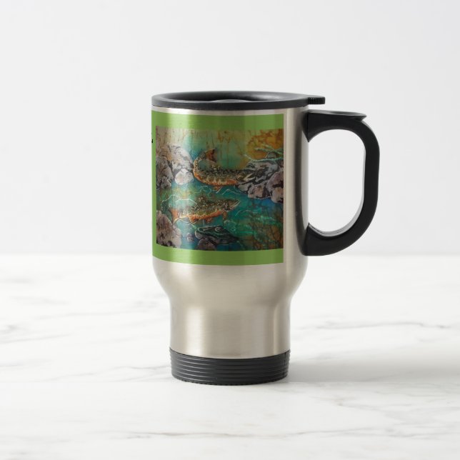TAZA DEL VIAJE DE LA TRUCHA (Derecha)