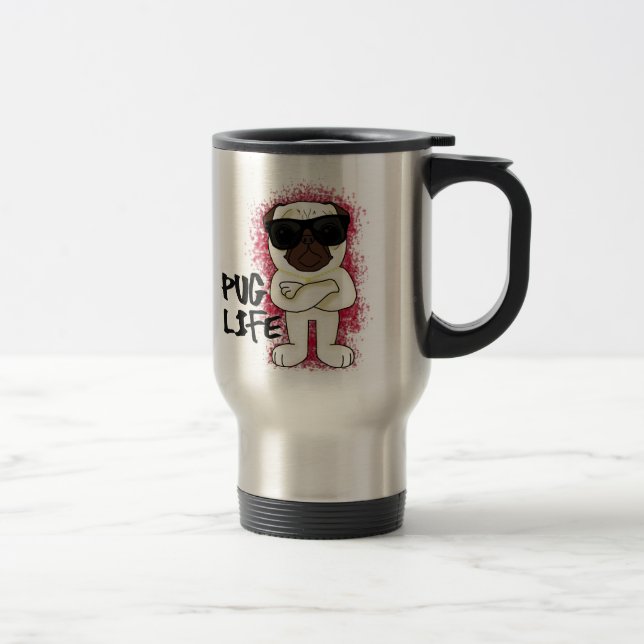 Taza del viaje de la vida del barro amasado (Derecha)