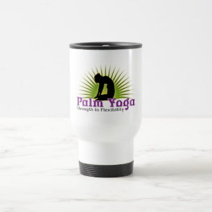 TAZA DEL VIAJE DE LA YOGA DE LA PALMA