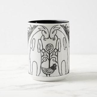 Taza del viaje de las cabras que empalma
