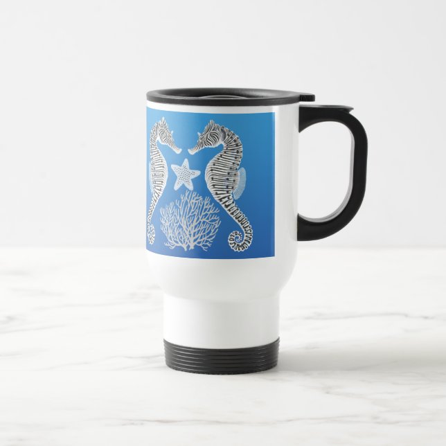 Taza del viaje de las estrellas de mar del caballo (Derecha)