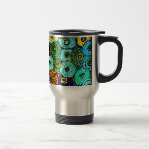 Taza del viaje de las flores de Van Gogh
