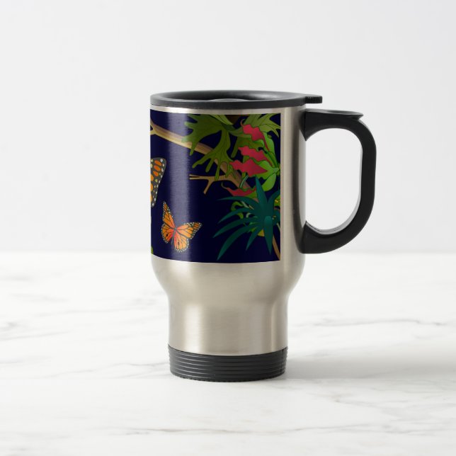 taza del viaje de las mariposas de monarca (Derecha)