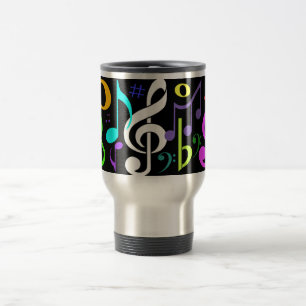 Taza del viaje de las notas musicales