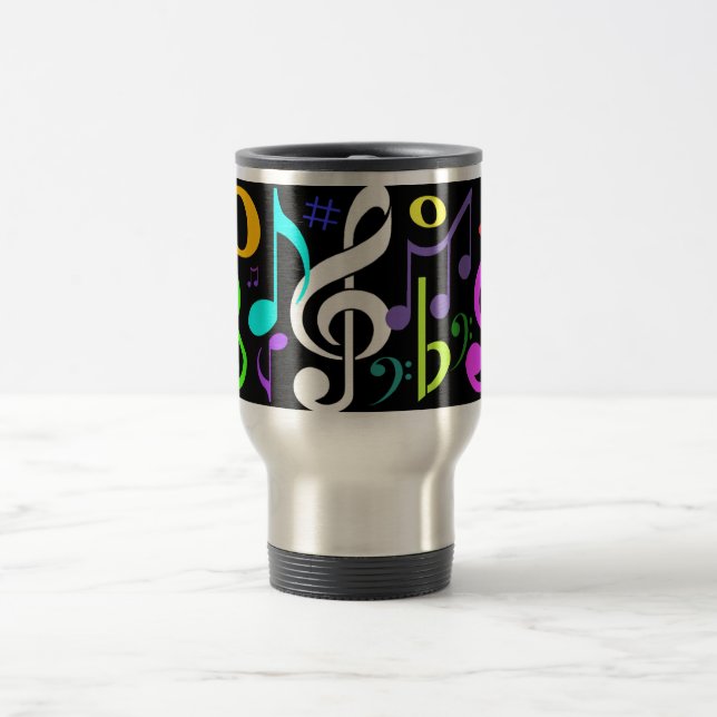 Taza del viaje de las notas musicales (Centro)