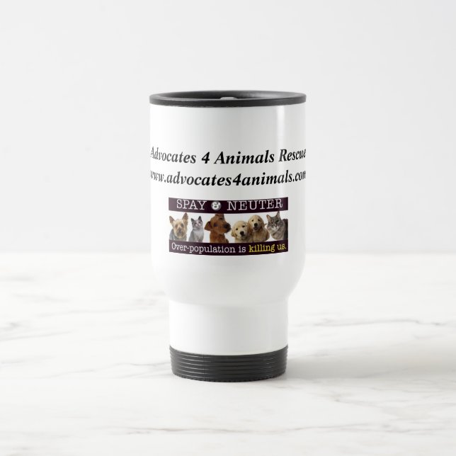 Taza del viaje de los animales de los abogados 4 (Centro)