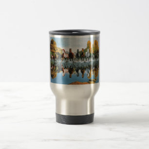 Taza del viaje de los caballos salvajes