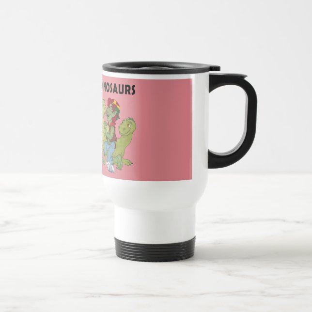 Taza del viaje de los dinosaurios del amor de los (Derecha)