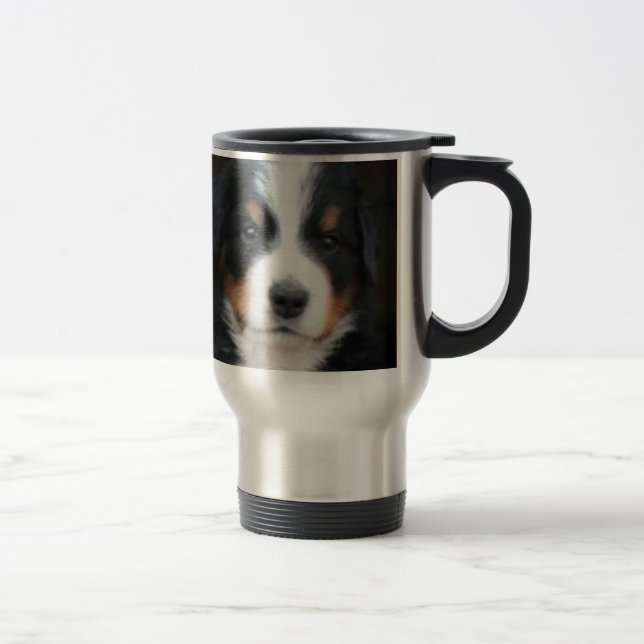 Taza del viaje de los perritos del perro de (Derecha)