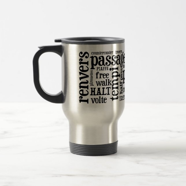 Taza del viaje de los términos del Dressage de los (Izquierda)