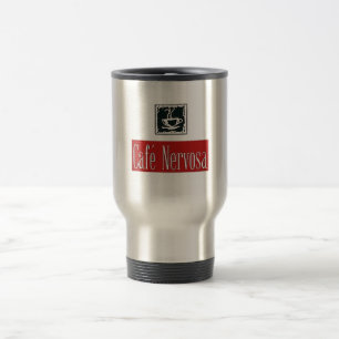 Taza del viaje de Nervosa del café