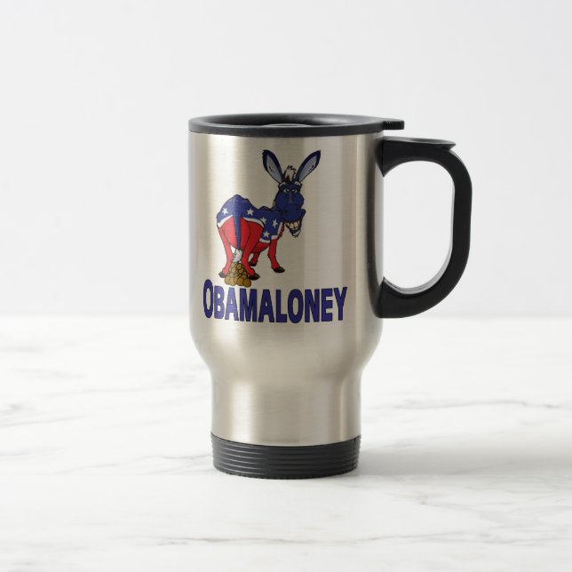 Taza del viaje de Obamaloney (Derecha)