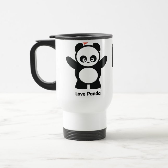 Taza del viaje de Panda® del amor (Izquierda)
