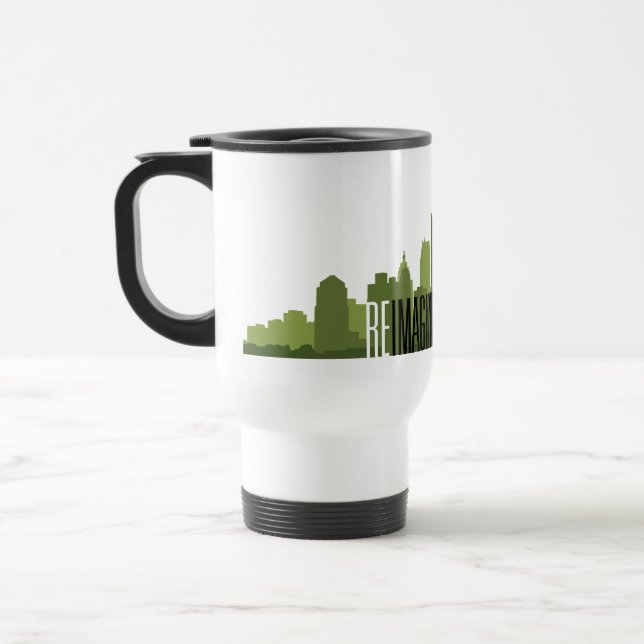 Taza del viaje de Reimagining Detroit (Izquierda)