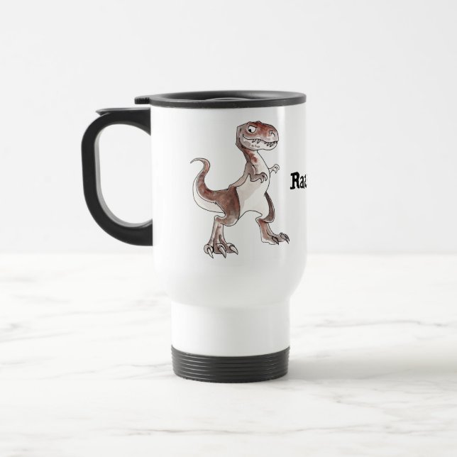 Taza del viaje de Rex del Tyrannosaurus (Izquierda)