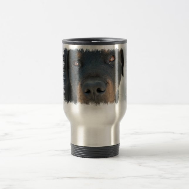 Taza del viaje de Rottweiler (Centro)
