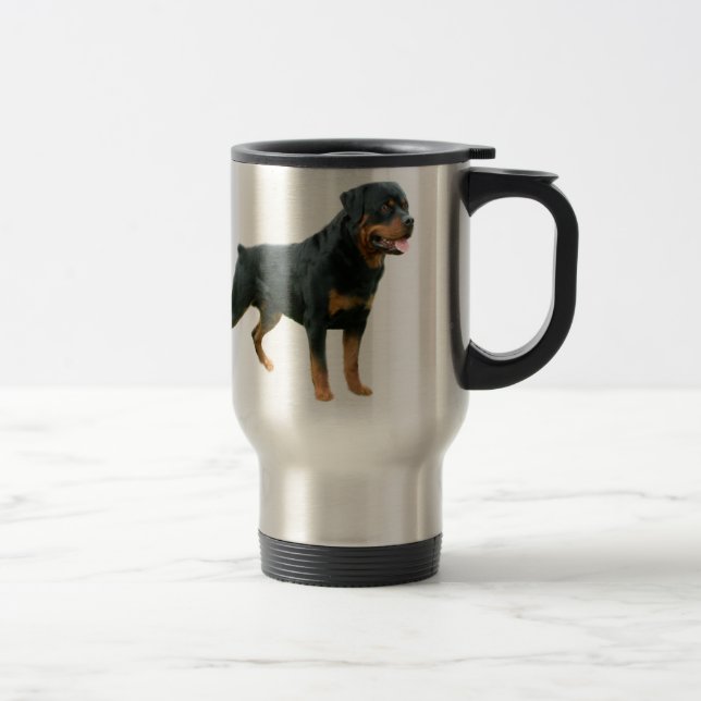 Taza del viaje de Rottweiler (Derecha)