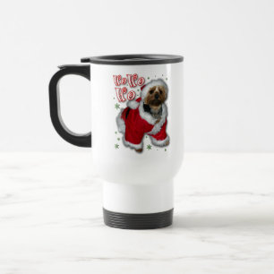 Taza del viaje de Santa Yorkie